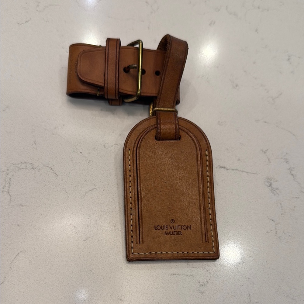 Louis Vuitton Brown Luggage Tag
